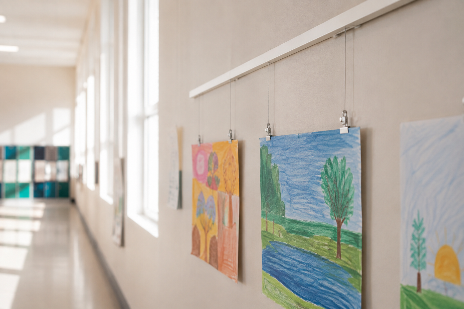 Comment afficher dans une école sans abîmer les murs ?