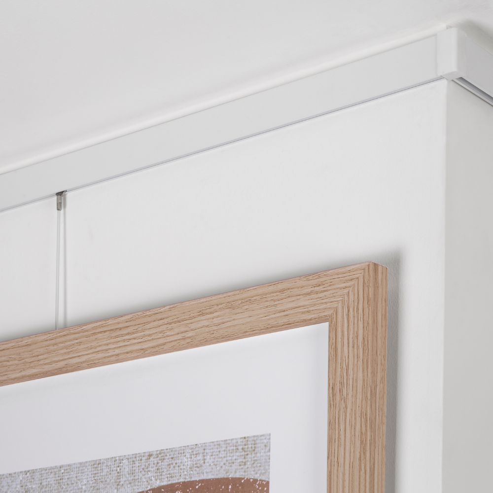 Cliprail A1 blanc haute résistance - Rail mural suspension tableau