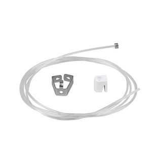 Crochet cylindrique + fil perlon avec patin +smartspring pour STAS j-rail