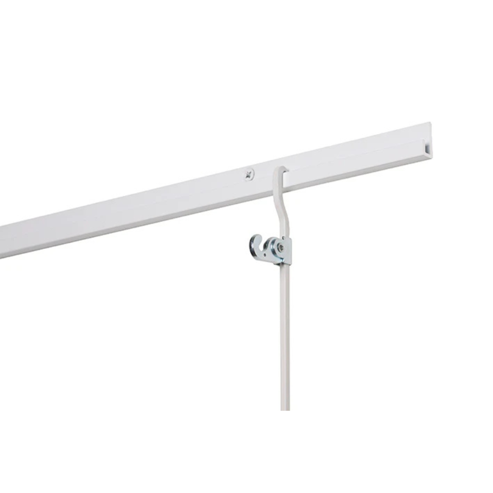 Rail J-Rail Max STAS blanc avec tringles - Système suspension murale